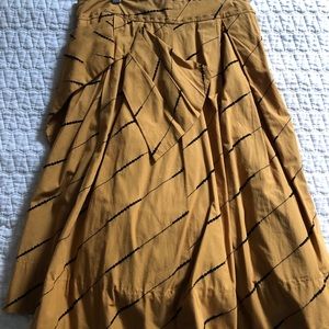 Layered Tulle & Cotton Anthropologie Skirt